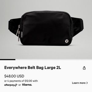 Lululemon everywhere belt bag